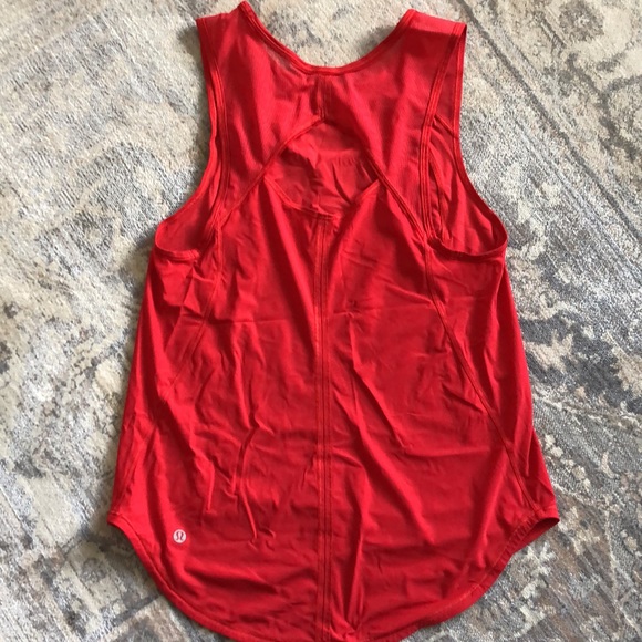 Lululemon First Release Sculpt Tank Top True Red 4 - Picture 2 of 3